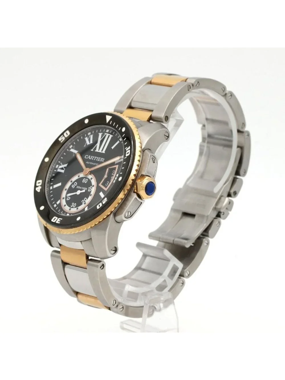 Cartier Calibre du Diver PG Stainless Steel Pink Gold Automatic